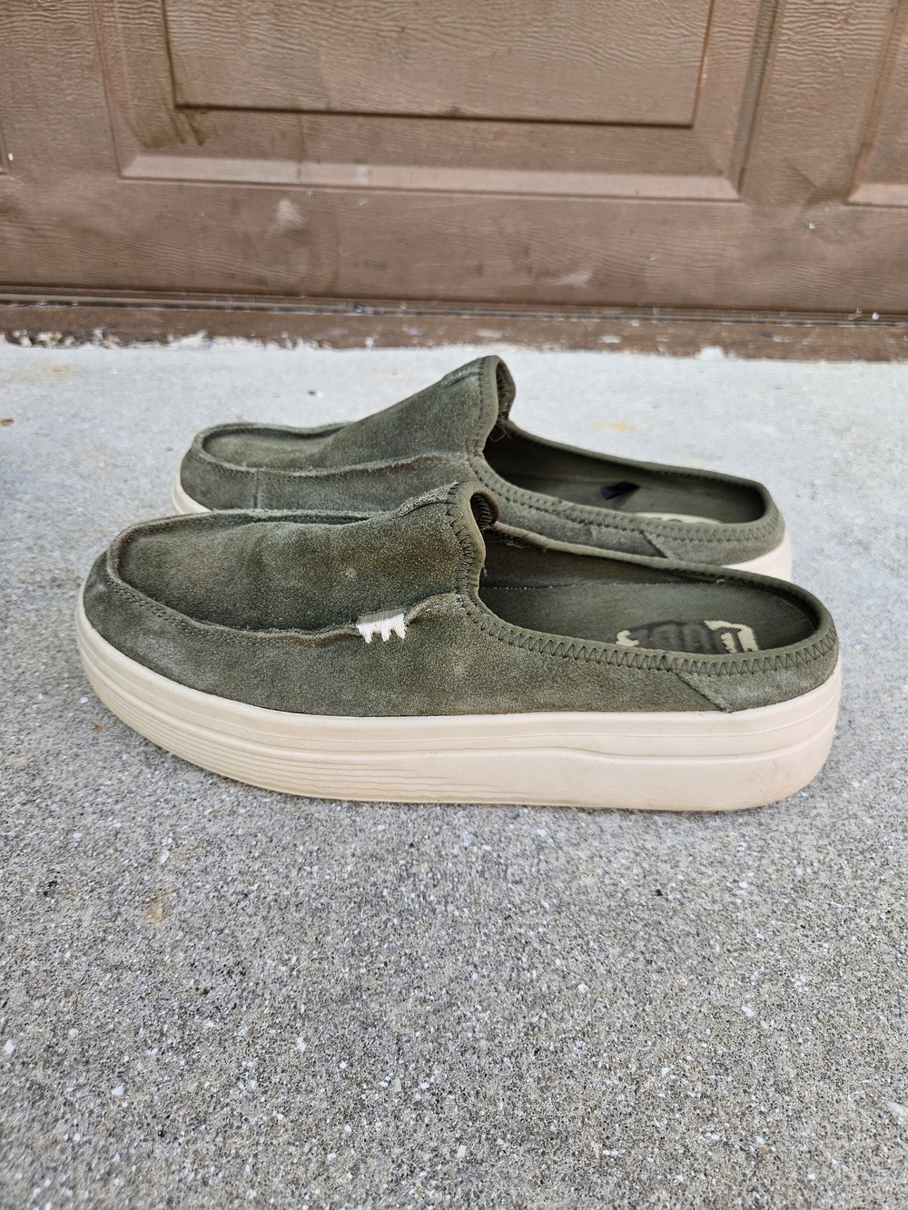 Hey Dude Shoes Size US 10 UK 8 EUR 41 Women’s Austin Lift Classic in Moss